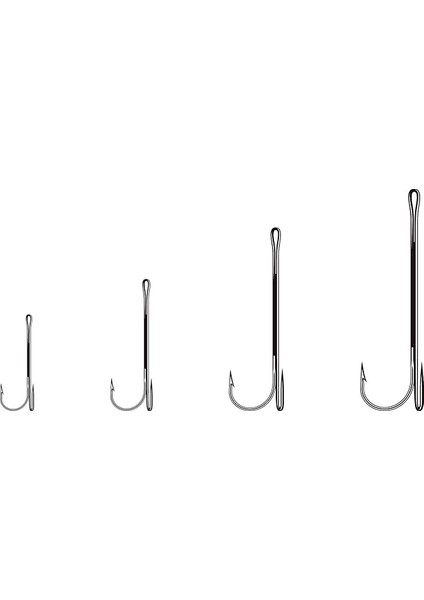 Ikili Olta Iğnesi 9920BN 10'lu Siyah Nikel No: 4