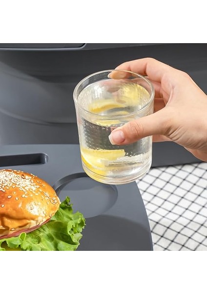 07-1304 Katlanır Piknik Sepeti - Silikonlu Katlanabilir Saklama Kutusu - 21 L Antrasit indirimleri