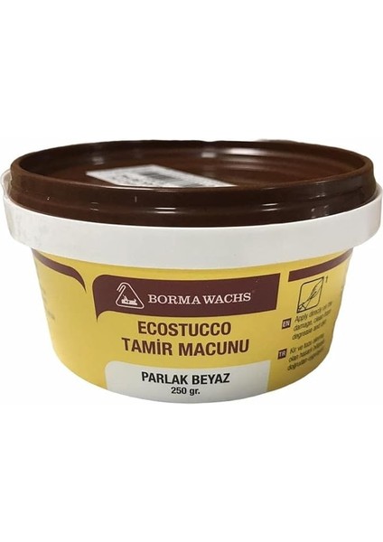 Ahşap Mobilya Tamir Dolgu Macunu Parlak Beyaz 250 gr