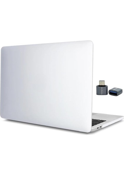 MacBook Air M1 Kılıf 13 Inç ile Uyumlu, Mat Sert Kılıf Flu Görünüm A2337 A2179 A1932, Çizilmeye ve Darbelere Dayanıklı Koruma Kapak Şeffaf