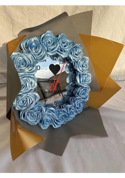 Her An Aklımdasın Buketi-Saatli Aynalı Solmayan Gül Buketi fiyatları