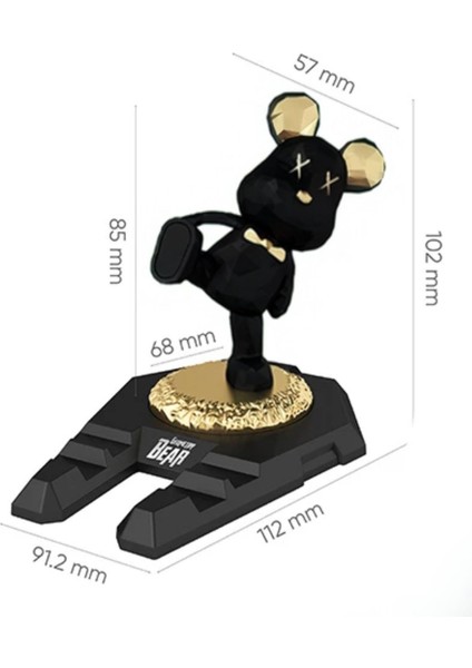 Buffer® Ayıcıklı Telefon ve Tablet Standı Masa Üstü Telefon ve Tablet Tutucu Aparatı