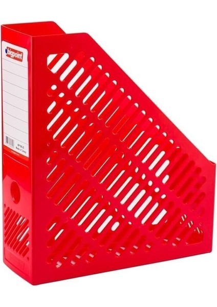 BP198-25 Plastik Kutu Klasör (Magazinlik), Kırmızı