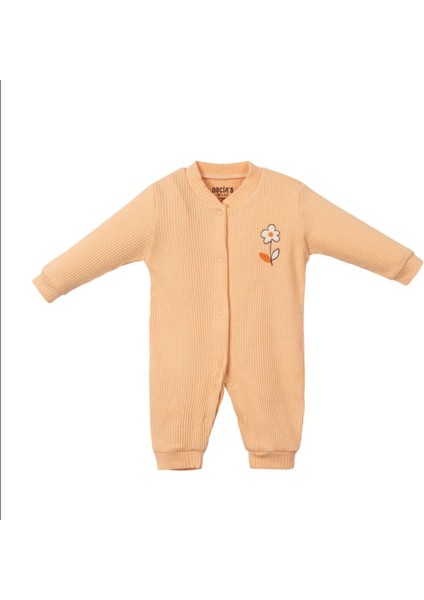 Bebe Hana Çiçek Baskılı Kız Bebek Üçlü Tulum fırsatları