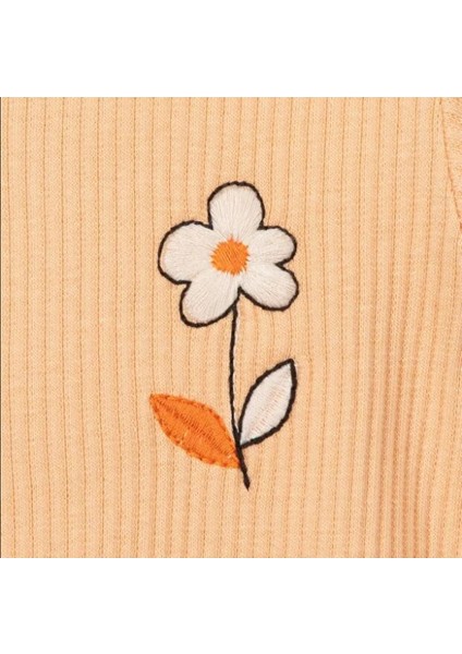 Bebe Hana Çiçek Baskılı Kız Bebek Üçlü Tulum indirimleri