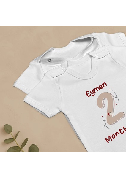Isme Özel 12 Li Bebek Body & Zıbın Kişiye Özel Set modelleri
