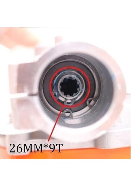 Tırpan Yedek Çapa Aparatı Bıçağı Mtp2 Toprak Işleme Belleme Çapalama 9 Diş 26 mm Uyumlu modelleri