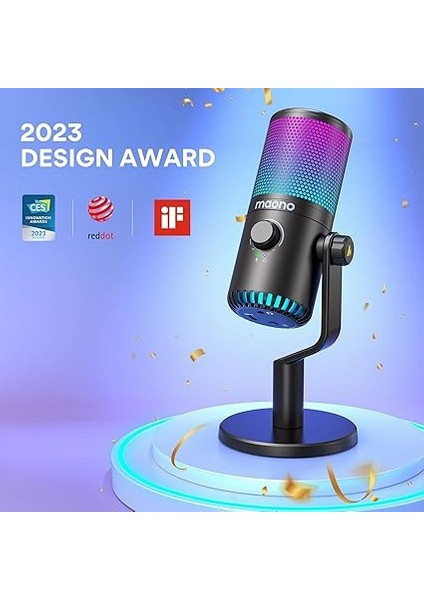 Oyun USB Mikrofon, Programlanabilir Pc Kondenser Mikrofon, Rgb Işıklı, Sessiz, Kazanç, Akış, Podcast, Twitch, Youtube, Discord, Ps5, Ps4, Bilgisayar, Gamerwave DM30 Rgb Için Sıfır Gecikme Izleme fiyatları