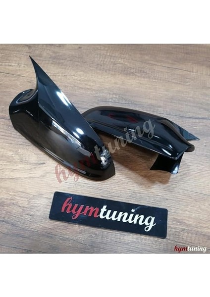 Astra Ile Uyumlu H Yarasa Ayna Kapağı - Parlak Siyah, Makyajlı, 2009+ fiyatları