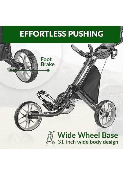 Caddylite Ez Fold Version 8 Golf Taşıma Arabası– Katlanabilir, Hafif, 3 Tekerlekli, Kolay Saklama Için Tek Tıkla Katlama fırsatları