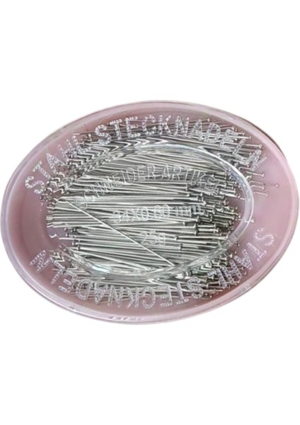 Çelik Iğne Pembe Oval Kutuda 25 gr
