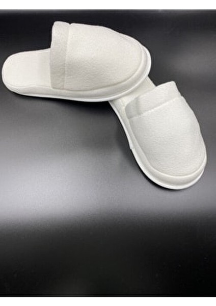 412A - Lohusa Terliği, Pearl Inci Taç , Patik ve Bebek Bandı Seti (4'lü)