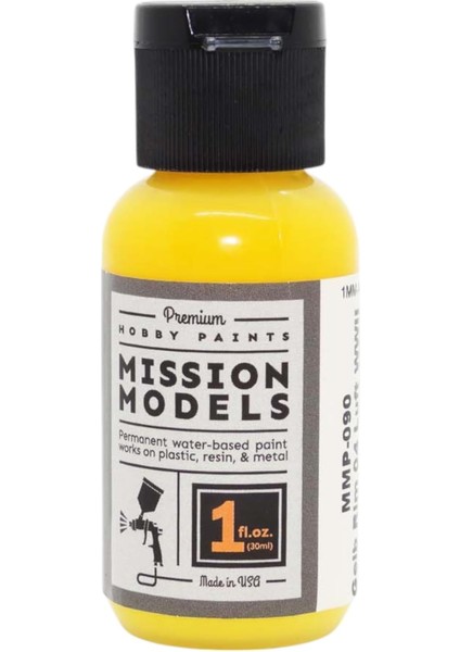 Models MMP-090 Sarı Sarı Rlm 04 Hava Wwıı Akrilik Boya 1 Oz (30 Ml)