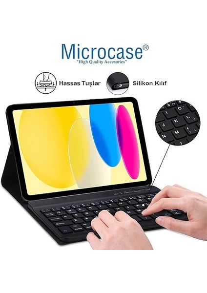 iPad 10.nesil 10.9 Inch 2022 Bluetooth Klavyeli Standlı Kılıf - Bkk1 fiyatları
