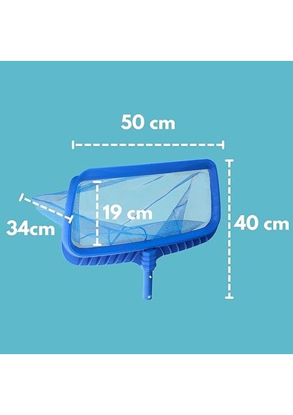 Deluxe Havuz Kepçesi I Ince Ilmekli Derin Ağlı Zemin Kepçesi I Derin Kepçe I Ekstra Sağlam Plastik Çerçeve I Havuz Aksesuarı Kepçe indirimleri