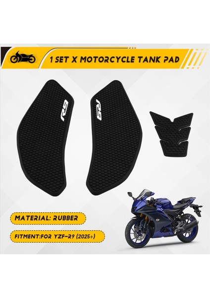 Motosiklet Tankı Koruyucusu Kayma Önleyici Çıkartmalar Yamaha Yzf R9 Yzf-R9 2025- (Yurt Dışından) fırsatları