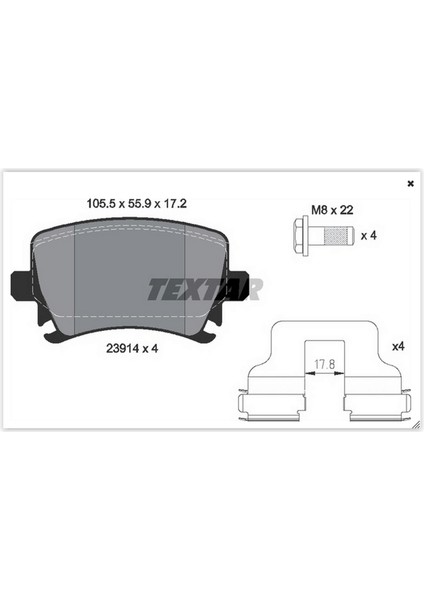 Mtxdpn Arka Balata Passat-Cc-Caddy-Golf5-Golf6-Jetta-A3-A6-Leon-Octavia-Superb 04 -