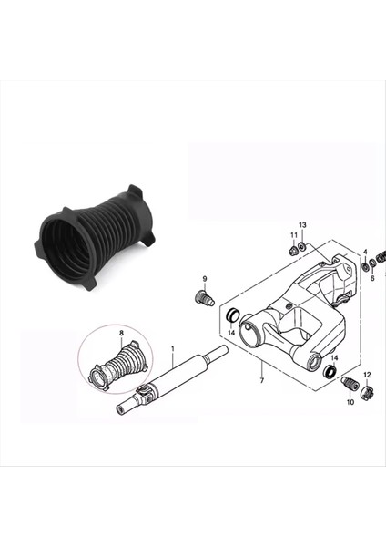 Mil Mafsal Kılıf Kapağı Şanzıman Mil Toz Kapağı Honda GL1800 2001-2017 (Yurt Dışından) fırsatları
