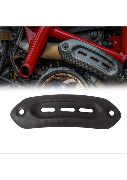 Gerçek Karbon Fiber Motosiklet Aksesuarları Egzoz Kapağı Koruyucu Ducati Hipermotard Için Heatshield 950 939 821 Rve Sp (Yurt Dışından) fırsatları