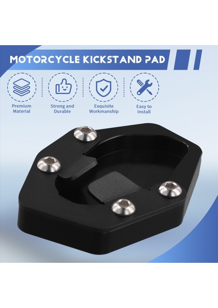Motosiklet Aksesuarları Büyütmek Kickstand Uzatma Plakası Pad Pedalları Himalaya 450 Himtan 450 2024 2025 (Yurt Dışından) fırsatları