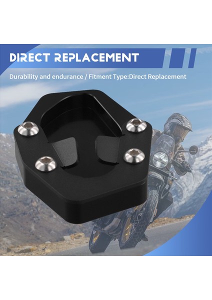 Motosiklet Aksesuarları Büyütmek Kickstand Uzatma Plakası Pad Pedalları Himalaya 450 Himtan 450 2024 2025 (Yurt Dışından) indirimleri