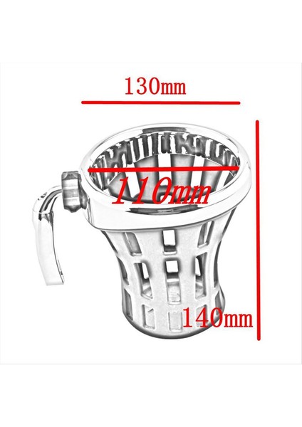 Harley Honda Talebarları Için Motosiklet Aksesuarları Evrensel Kupa Tutucu Su Isıtıcısı ve Içecek Tutucu Siyah ve Gümüş (Yurt Dışından) modelleri