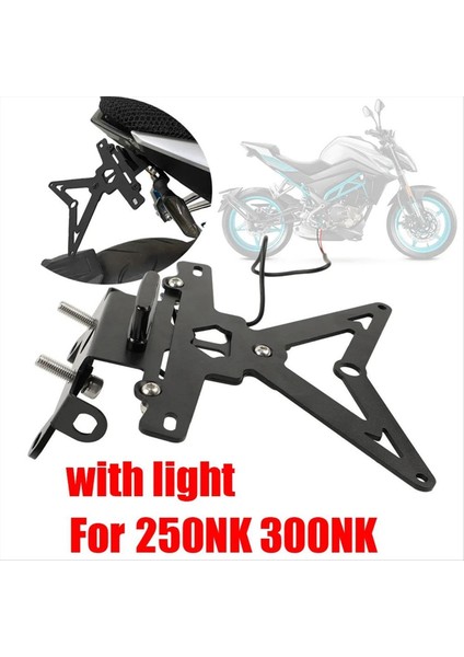 Motosiklet Plaka Tutucusu Arka Çamurluk Düzenli Eliminator Kayıt Braketi Cfmoto 250NK NK250 300NK (Yurt Dışından) fırsatları