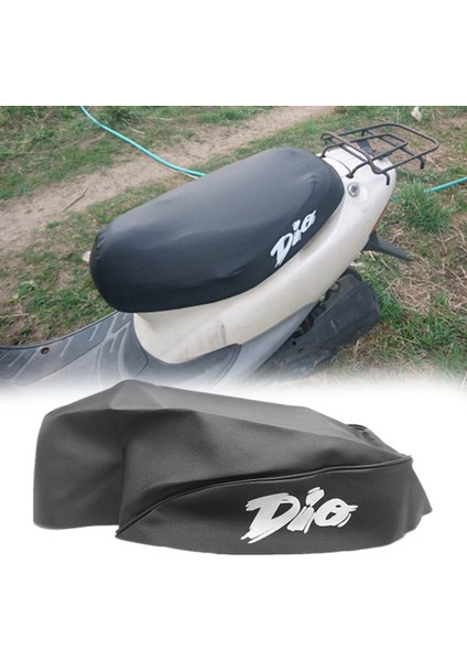 2pcs Motosiklet Koltuk Kapağı Taklit Honda Dio AF27/AF28 Motosiklet Modifikasyonu Black &amp Sky Mavisi (Yurt Dışından) modelleri