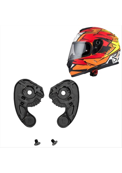 Nzı Symbio Kaskları Için Motosiklet Kask Baskı Kask Kalkan Base Plaka Motosiklet Kask Aksesuarları (Yurt Dışından) fiyatları