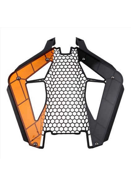 Motosiklet Far Koruyucu 1390 Super Duke R Evo Superduke 1390 R 2024-2025 Siyah+Turuncu (Yurt Dışından)