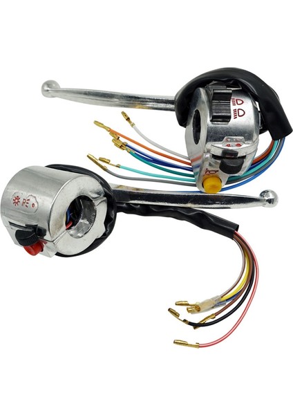 7/8 Inç 22MM Motosiklet Gideri Anahtarı Montaj Boynuzu Yüksek/düşük Işın Dönüş Sinyal Anahtarı Kontrolü JH70 JH90 (Yurt Dışından) fiyatları