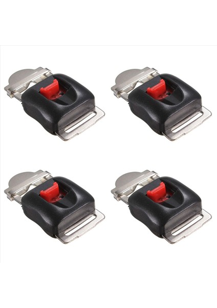 4x Universal Motosiklet Kaskları Klip Kayışı Hızlı Bırakma Bağlantısı Toka Yeni (Yurt Dışından)