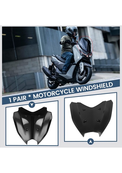 Motosiklet Ön Cam Koruyucu Kapak Deflektörü Nmax 125 NMAX125 Tech Max 2025 (Yurt Dışından) fırsatları