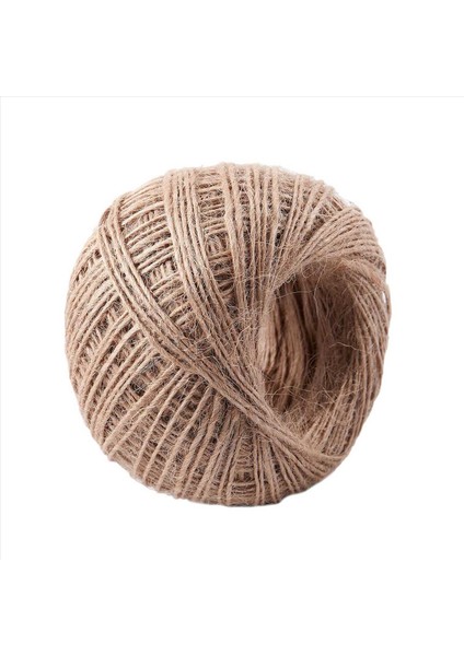 6pcs 100 Metre - Doğal Dokulu Hessian Jute Sicim String 1mm (Yurt Dışından) fırsatları