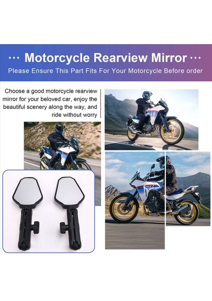 Motosiklet Dikiz Aynası Aksesuarları Honda Transalp Için Ayarlanabilir Yan Aynalar XL750 Xl 750 Transalp 2023 2024 (Yurt Dışından) fırsatları
