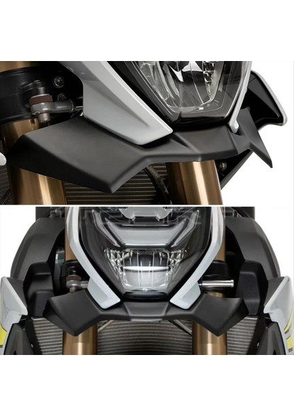 Bmw S1000R 2021-2023 S1000 R Kanat Kapısına Motosiklet Bırakma Baskı Ön Aerodinamik Spoiler Kanat Siyah (Yurt Dışından) indirimleri