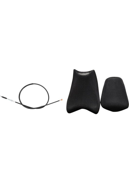 2 Set Motosiklet Aksesuarları 1 Pcs Debriyaj Kablosu ve 1 Set Koltuk Yastık Kapağı (Yurt Dışından)