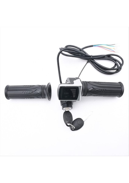 Elektrikli Bisiklet Gaz Kesme Kavrama Elektrikli Bisiklet Scooter Twist Grottle LCD Ekran ve Power Anahtar Locker 36V (Yurt Dışından) modelleri