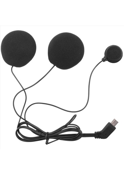 Motosiklet Kask Bluetooth Kulaklık Mikrofon Hoparlör Kulaklık Aksesuarları Tam Helmet Için (Yurt Dışından)