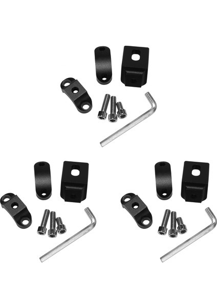 3x TG80 Far Sabit Raf Gidonu 22MM 7/8inç Motosiklet Far Monte Tutucu Tüp Kelepçesi Kafe Yarışçısı Kıyıcı (Yurt Dışından)