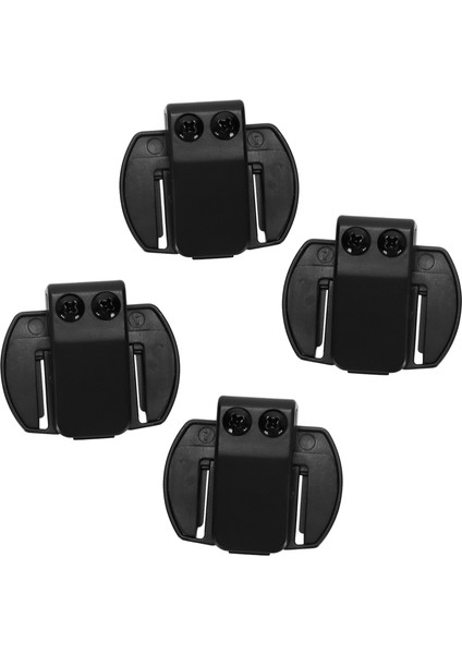 4 Pcs Vnetphone V6 V4 V2-500C Interkom Aksesuarları Kask Interkom Klipsi Montaj Braketi Motosiklet Kulaklık Aksesuarları (Yurt Dışından)