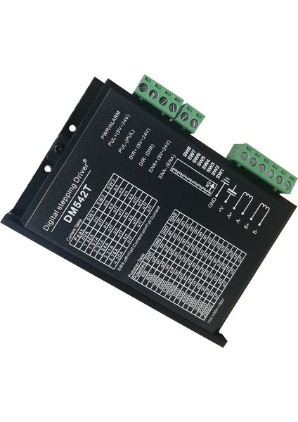 DM542T Cnc Step Motor Sürücüsü 1 0-4 2A 20-50VDC 1/128 17 ve 23 Step Motorla Uyumlu Mikro Adım Çözünürlükler (Yurt Dışından) fiyatları