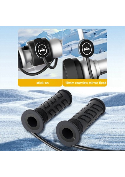 Motosiklet Atv Özel Kış Isıtma Tutucu Yükseltme Bellek All-Terran Araç Kış Motosiklet Atv Tutamağı B (Yurt Dışından) modelleri