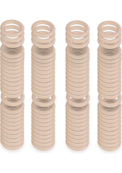 100 Adet El Sanatları Için Doğal Ahşap Halkalar 55MM Dantel Halkaları Dıy El Sanatları Için Katı Ahşap Halkalar Konektör Mücevher Yapımı (Yurt Dışından) modelleri
