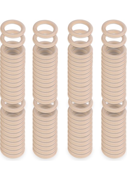 100 Adet El Sanatları Için Doğal Ahşap Halkalar 55MM Dantel Halkaları Dıy El Sanatları Için Katı Ahşap Halkalar Konektör Mücevher Yapımı (Yurt Dışından) fırsatları