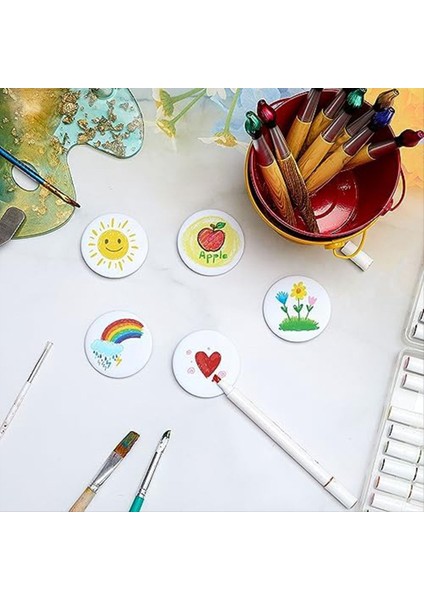 20 Paket Dıy Beyaz Düğme Pimleri 2 25 Inç/58 mm Boş Zanaat Düğmesi Dıycrafts Noel Zanaat Malzemeleri Dıy Rozetleri (Yurt Dışından) indirimleri