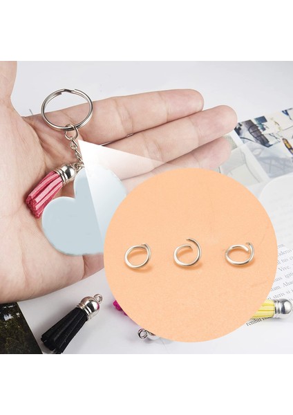 4mm Gümüş Yapan Takı Için 500 Parçalı Açık Atlama Halkaları (Yurt Dışından) fırsatları