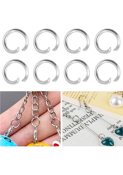 4mm Gümüş Yapan Takı Için 500 Parçalı Açık Atlama Halkaları (Yurt Dışından) indirimleri