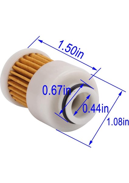 68V-24563-00 18-7979 Yamaha Mercury Dışarıda Yakıt Filtresi F50 F60 F75 F90 F115 50-115 Hp 4 Strok 4 Pcs (Yurt Dışından) fiyatları