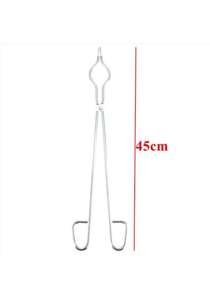 3pcs 45CM Paslanmaz Çelik Yürütme Tonca Kelepçe Kelepçe Grafit Eritme Fırında Pense Tutucu (Yurt Dışından) modelleri